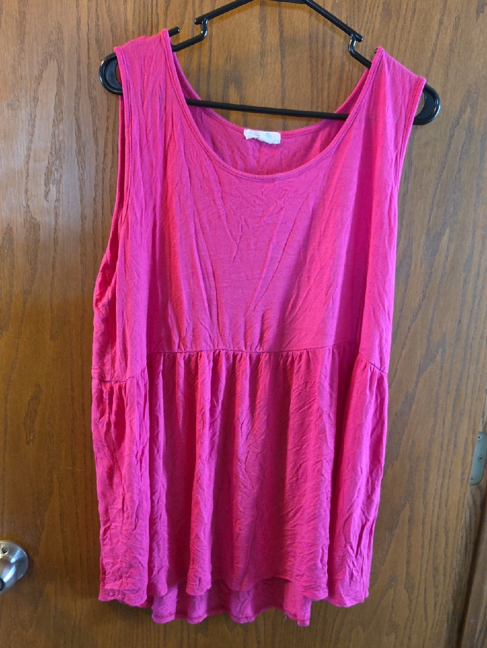 Chic Soul Hot Pink Sleeveless Tank Top